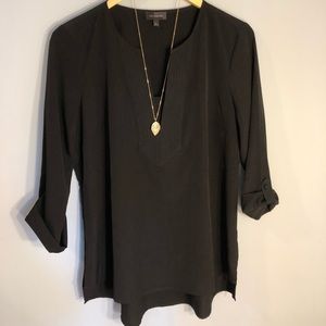 Limited Black Professional Blouse w/ Round/V Neck
